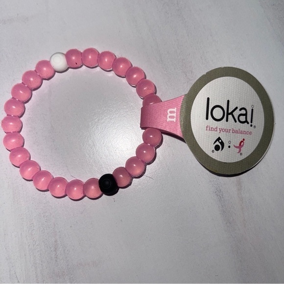lokai bracelet breast cancer, save the children, Camo, Clear Bracelet Medium - Picture 5 of 6